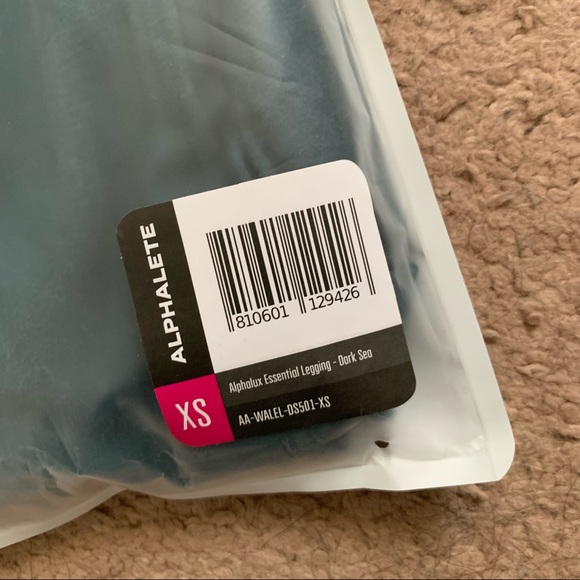 Alphalete ‘Essential’ Alphalux Legging (XS) - dark sea - Picture 6 of 7